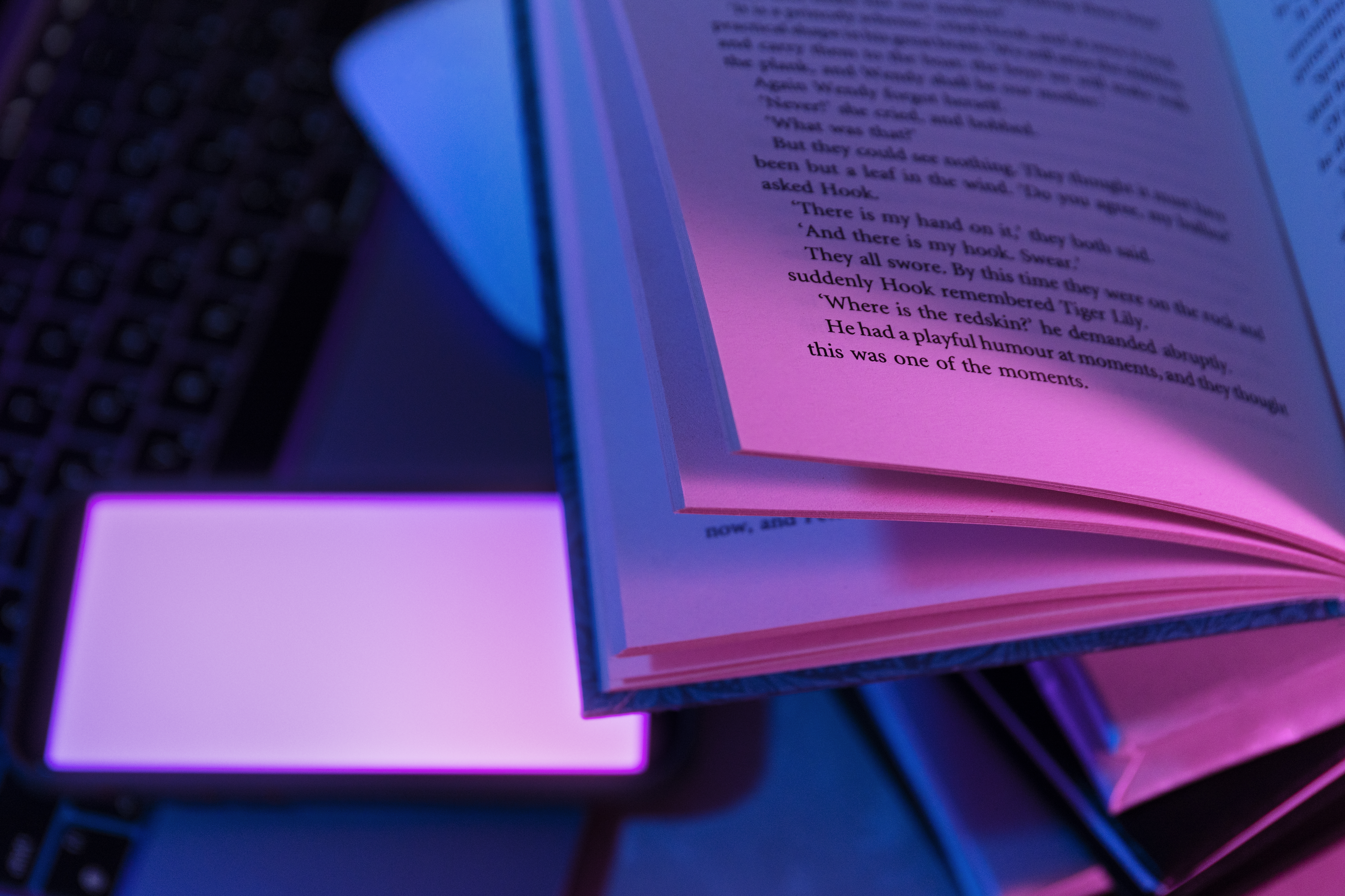 Person editing article on laptop